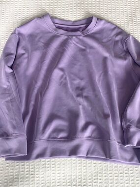 A new day sand Wash crewneck sweatshirt lilac size 1X